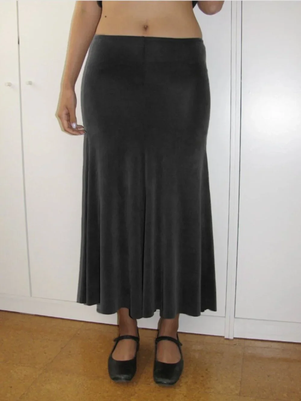 Paloma Wool Vicky Flared Cupro Skirt (Black, size M) - Picture 5 of 14